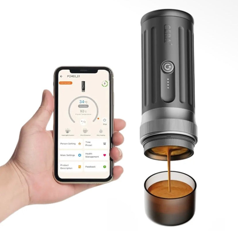 Ceramax Portable Smart Espresso Maker – Der ultimative Barista-Genuss für unterwegs