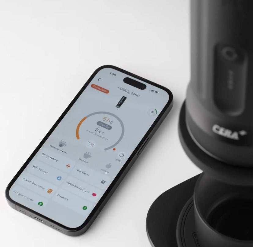 Ceramax Portable Smart Espresso Maker – Der ultimative Barista-Genuss für unterwegs